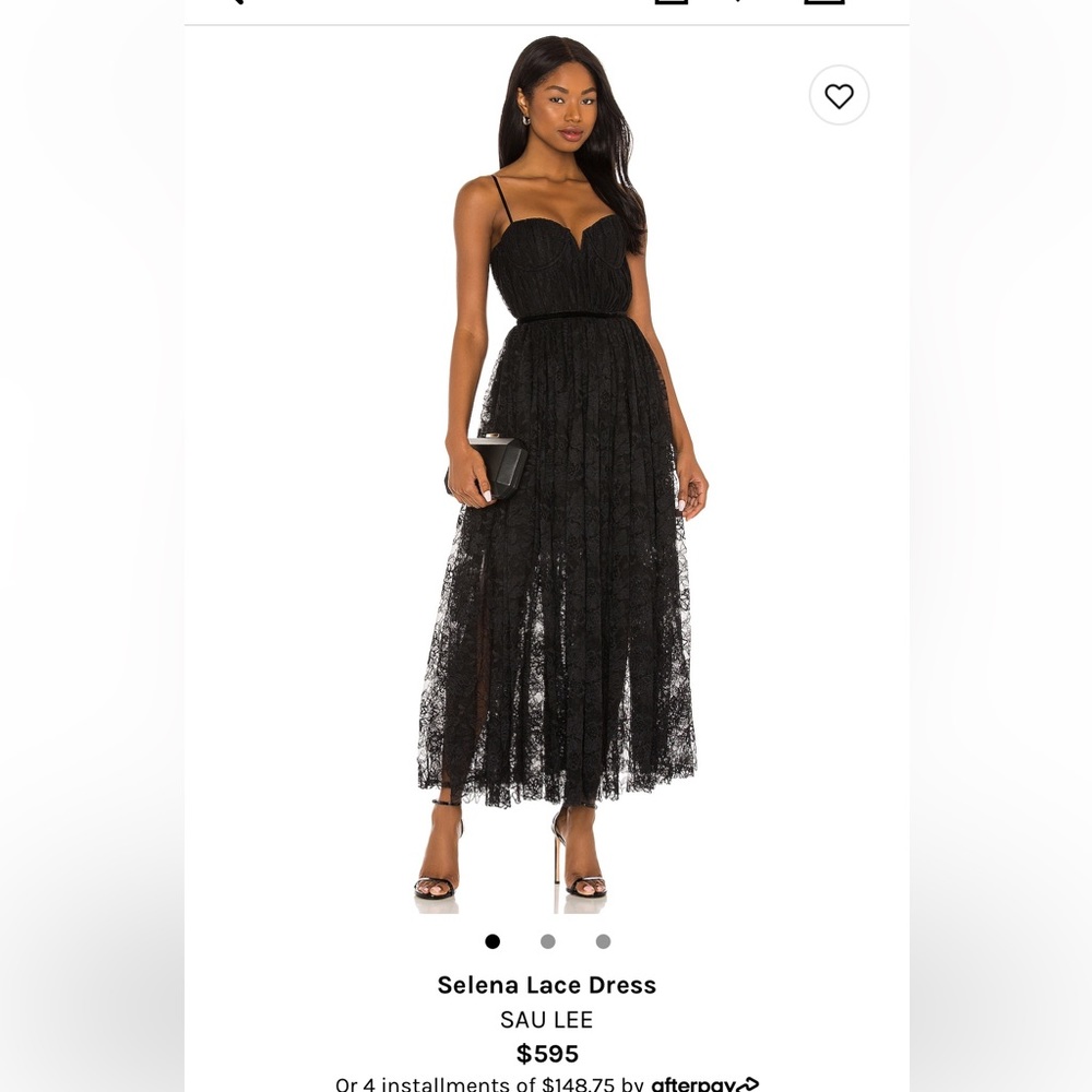 Sau Lee Selena Lace dress